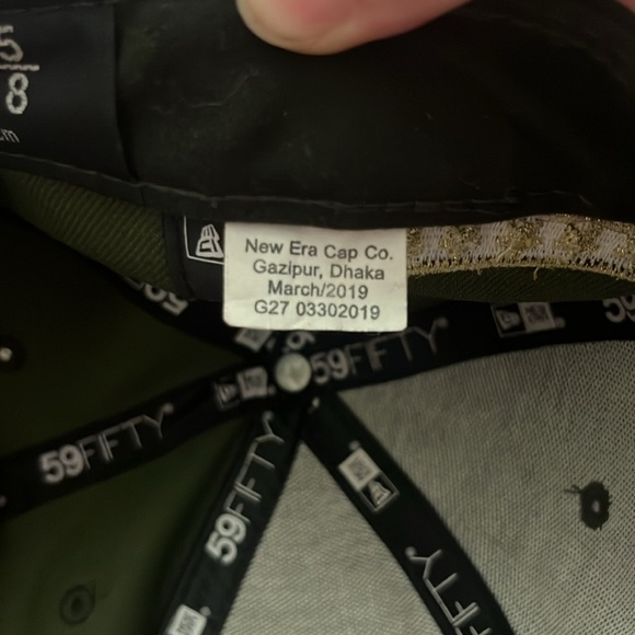 Detroit tigers camo with gold accents new era 59FIFTY cap size 6 5/8 - Picture 9 of 12